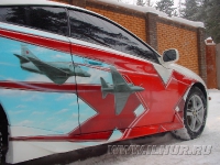 аэрография на Toyota Celica